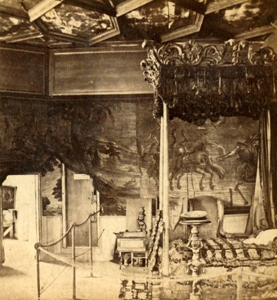 Palazzo di Holyrood. Camera da letto della Regina Maria, c1912 da Unbekannt