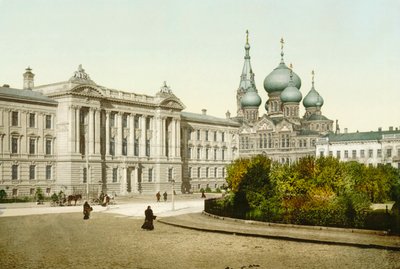 Palazzo di Giustizia e Chiesa del Monastero di San Panteleimon, Odessa, Russia, c. 1880s-c. 1890s da Unbekannt