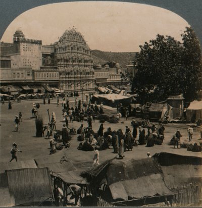 Palazzo dei Venti dal Tempio di Shiva, Jeypore, India, 1902 da Unbekannt