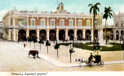 Palacio y Capitania general, Cuba, 1907 da Unbekannt