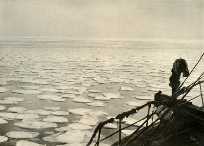 Ghiaccio a frittella nel Mare di Ross, c1908, 1909 da Unbekannt