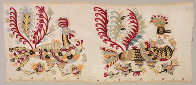 Pannello, probabilmente da una gonna, 1800s da Unbekannt