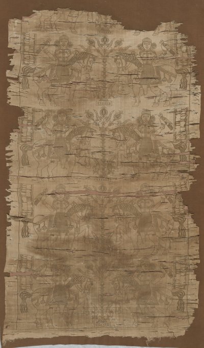 Pannello con Falconieri, 1516-1955 da Unbekannt
