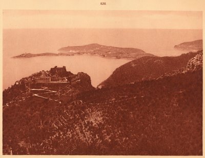 Panorama e Cap Ferrat visti dalla Grande Corniche, Eze da Unbekannt