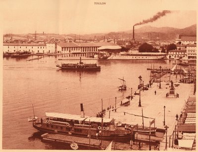 Panorama dei Quais a Tolone, 1930 da Unbekannt
