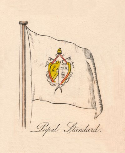 Stendardo papale da Unbekannt
