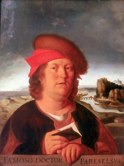Paracelso Aracelso 1493-1541, medico e alchimista svizzero-tedesco da Unbekannt
