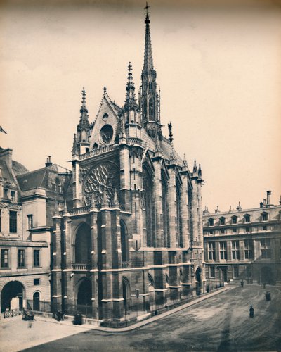 Parigi - La Sainte Chapelle, c1910 da Unbekannt