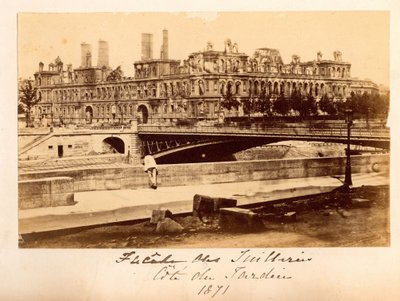 Comune di Parigi (1871): vista del ponte di Arcole e dell