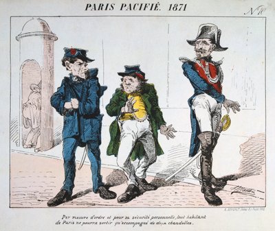 Parigi pacificata, 1871 da Unbekannt