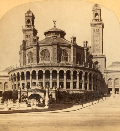 Parigi, Palazzo del Trocadero, c1900 da Unbekannt