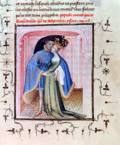 Paride ed Elena, c1406 da Unbekannt