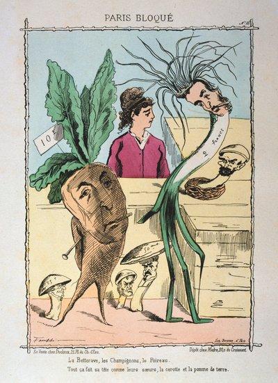 Parigi assediata, 1870-1871 da Unbekannt