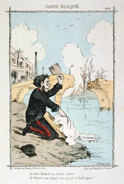 Parigi assediata, 1870-1871 da Unbekannt