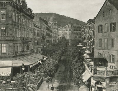 Parkstrasse, Carlsbad, Cecoslovacchia, 1895 da Unbekannt