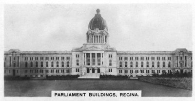 Edifici del Parlamento, Regina, Saskatchewan, Canada, c1920s da Unbekannt