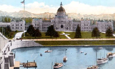 Edifici del Parlamento, Victoria, British Columbia, Canada, primi anni del 1900 da Unbekannt