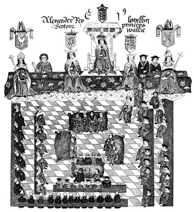 Parlamento di Edoardo I, XIII secolo, c1905 da Unbekannt