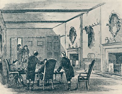 Salotto della Locanda delle Tre Corone, Lichfield da Unbekannt