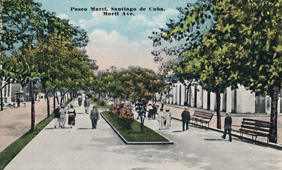Paseo Martí, Santiago de Cuba, c1910 da Unbekannt