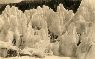 Passaggio del Ghiacciaio Rongbuk Orientale da Unbekannt