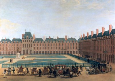 Passaggio del Re e del Reggente, la Place Royale, c1655 da Unbekannt