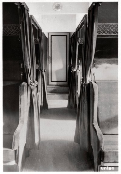 Scompartimento passeggeri dello Zeppelin LZ 126, c1924 1933 da Unbekannt