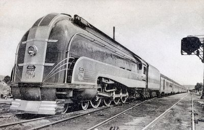 Treno passeggeri, Pullman della Pacific Union, America, XX secolo da Unbekannt