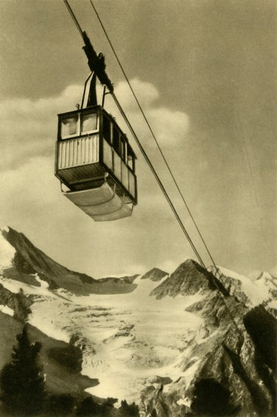 Patscherkofelbahn, Innsbruck, Tirolo, Austria, c1935 da Unbekannt