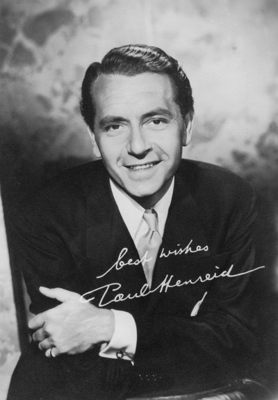 Paul Henreid, attore e regista americano di origine austriaca, c1940s da Unbekannt