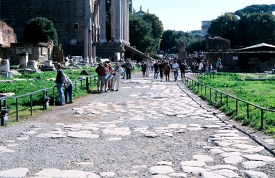 Strada romana pavimentata da Unbekannt