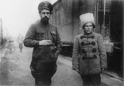 Pavel Dybenko e Nestor Makhno da Unbekannt