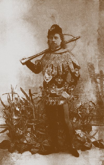 Pavel Gerdt come Principe Siegfried nel balletto Il lago dei cigni, San Pietroburgo, 1895 da Unbekannt