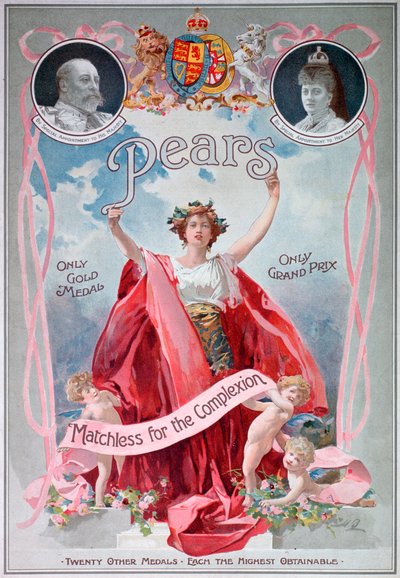 Pubblicità del sapone Pears da Unbekannt