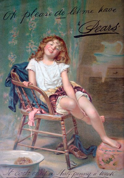 Pubblicità del sapone Pears, 1910 da Unbekannt