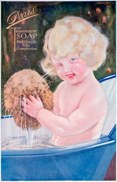 Pubblicità del sapone Pears, 1920 da Unbekannt