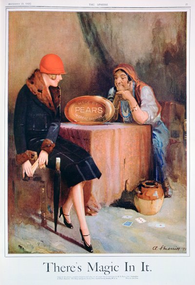 Pubblicità del Sapone Pears, 1925 da Unbekannt