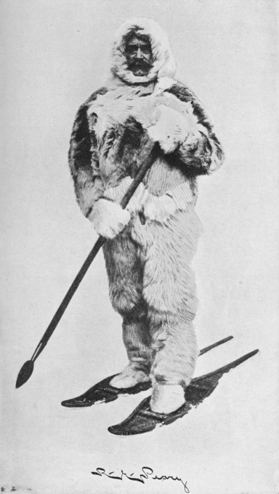 Peary in Abbigliamento Artico, 1910, 1928 da Unbekannt