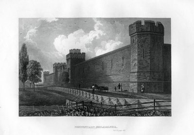 Penitenziario, Philadelphia, Pennsylvania, USA, 1855 da Unbekannt