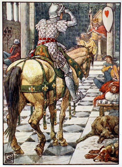 Percival ottiene lo scudo del cuore pulsante, 1911 da Unbekannt