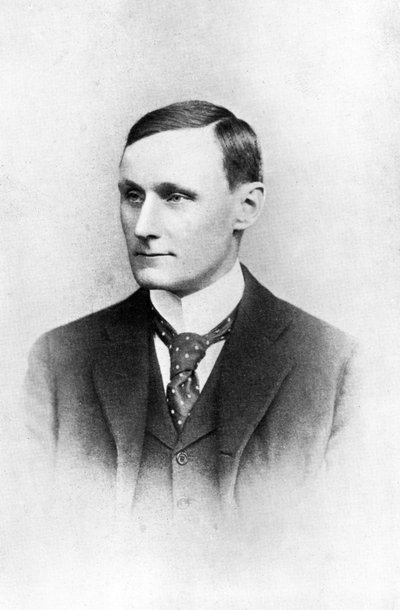 Percy Sinclair Pilcher, designer inglese e aeronauta di alianti, c 1895 da Unbekannt