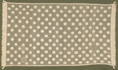 Tessuti peruviani: mantello o appeso, perizoma, turbante, cappello imbottito, fascia con nappe da Unbekannt