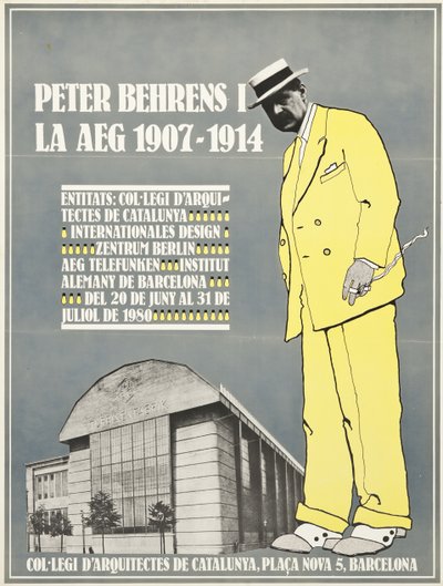 Peter Behrens e AEG 1907-1914 Poster da Unbekannt
