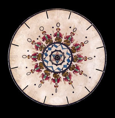 Disco del fenachistoscopio che mostra un giocoliere, c 1830 da Unbekannt