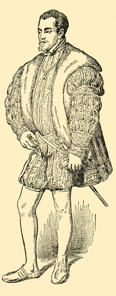 Filippo II di Spagna e dei Paesi Bassi, c1930 da Unbekannt