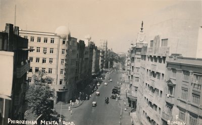 Strada Phirozshah Mehta, Bombay da Unbekannt