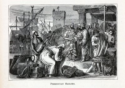 Marinai fenici, 1882 da Unbekannt