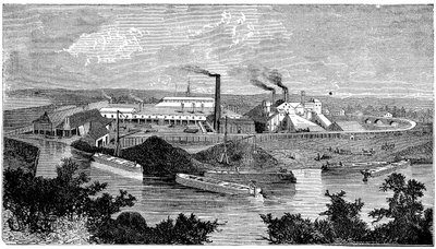 Phoenix Iron and Bridge Works, Phoenixville, Pennsylvania, USA, 1873 da Unbekannt