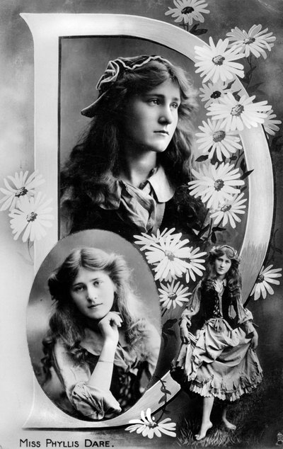 Phyllis Dare 1890-1975, attrice inglese, 1905 da Unbekannt