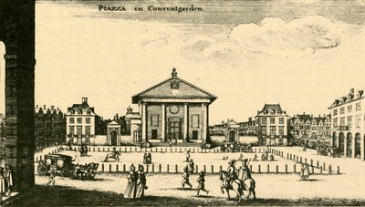 Piazza a Covent Garden, XVIII secolo, 1925 da Unbekannt